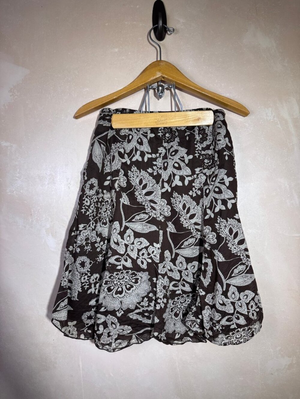 Attention Boho Floral Skirt – Cotton, Size M